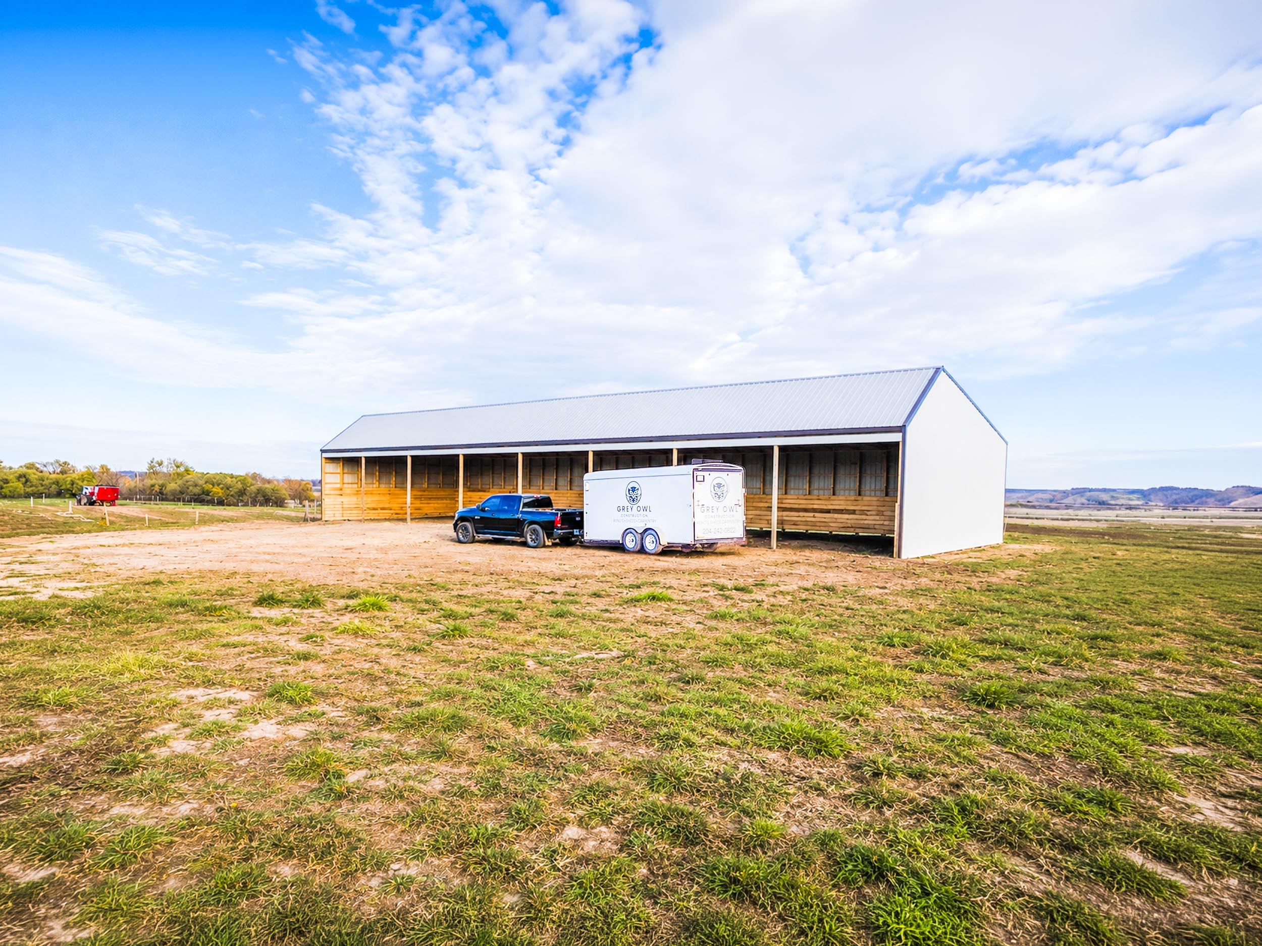 Agricultural construction project by Grey Owl Construction