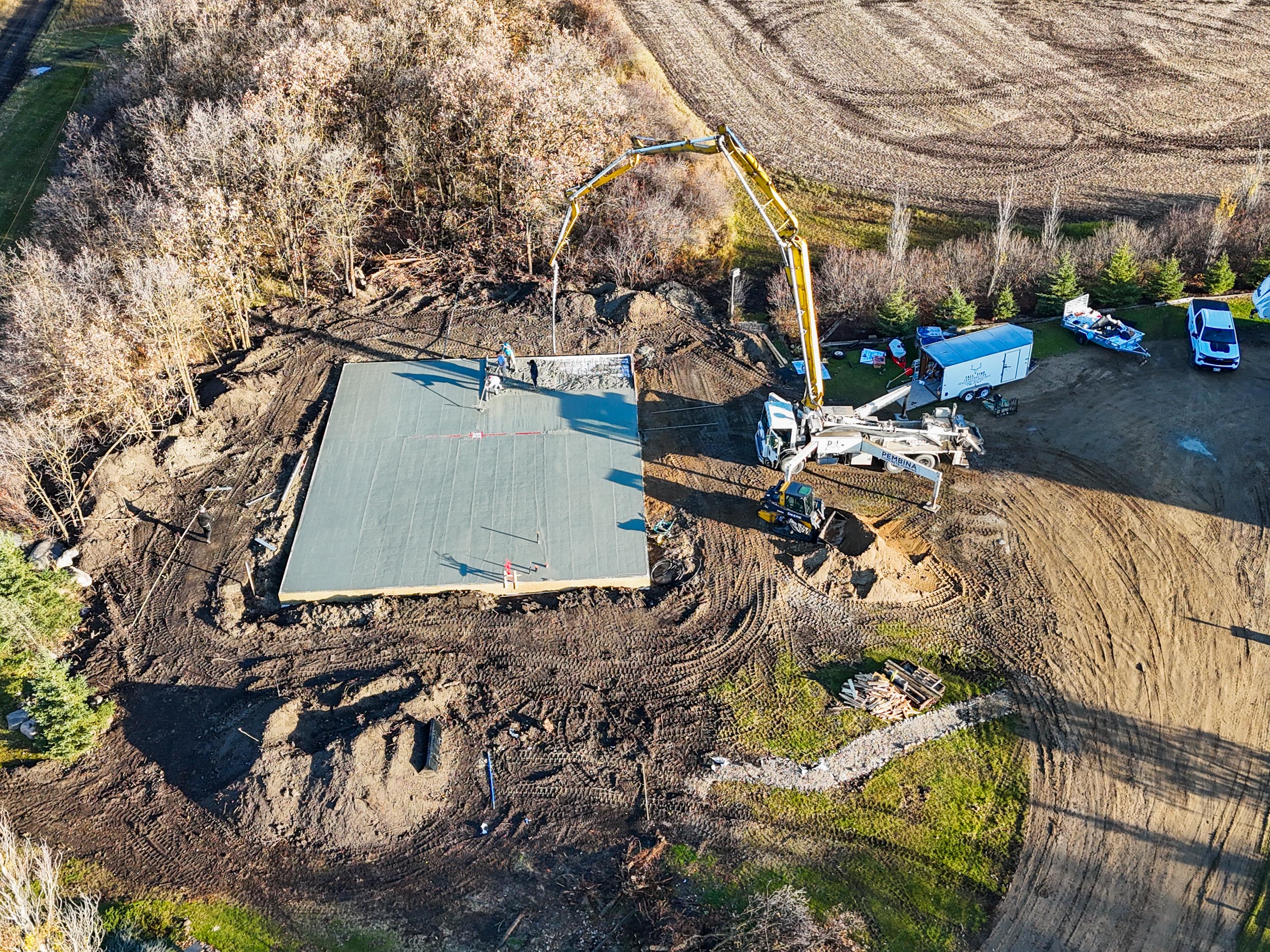 Agricultural construction project by Grey Owl Construction