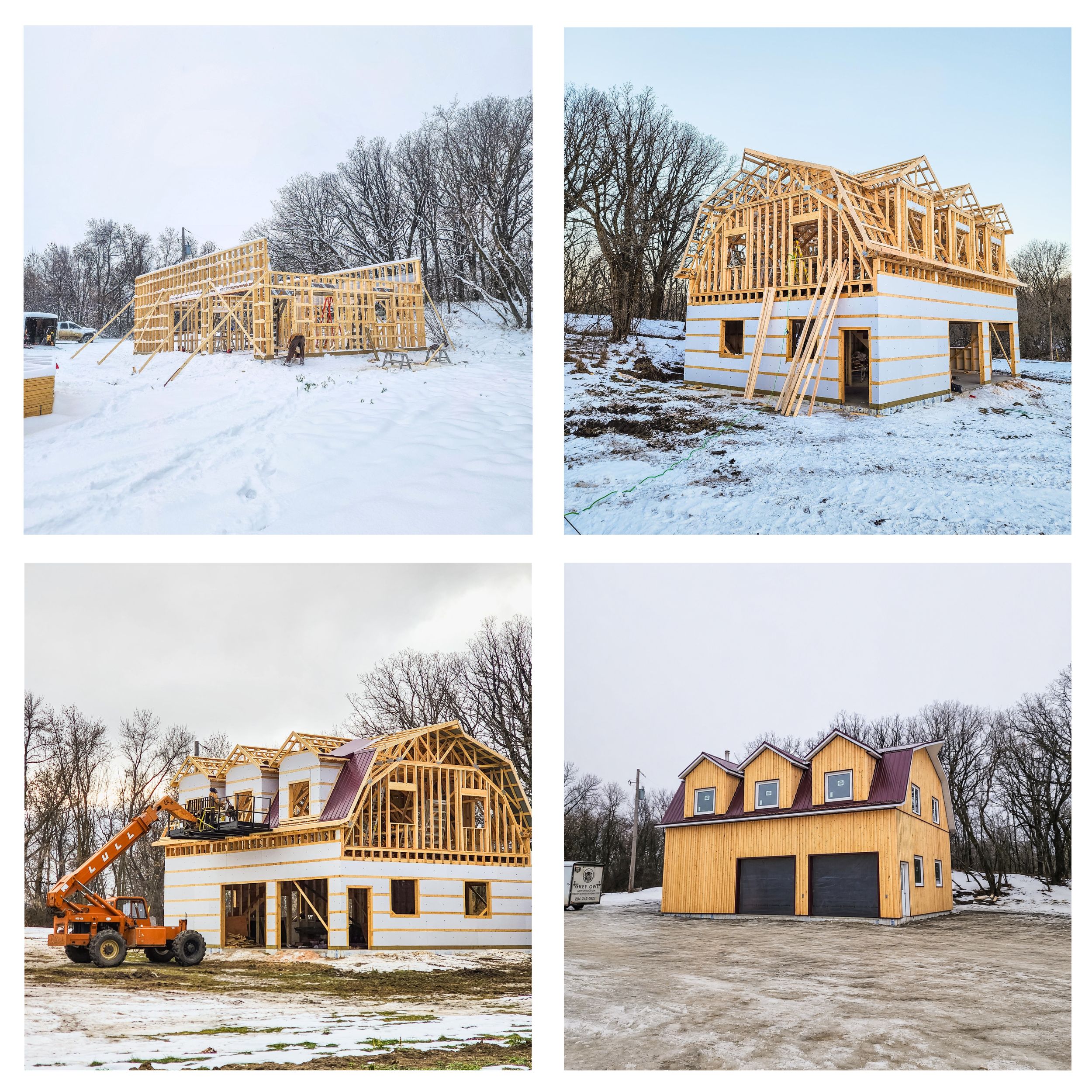 Residential construction project completed by Grey Owl Construction